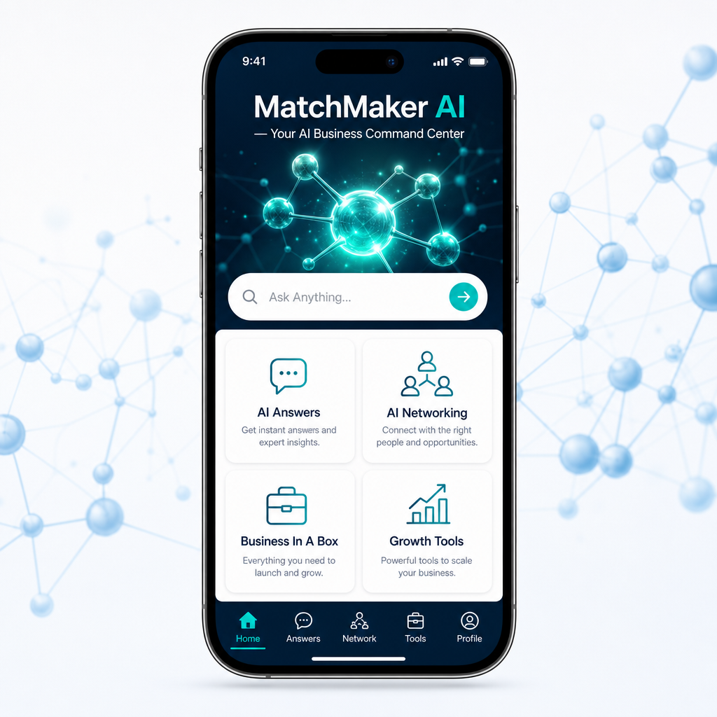 MatchMaker AI — Business In A Box — interactive AI lead capture demo